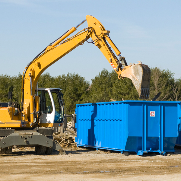 can i request a rental extension for a residential dumpster in Georgetown County SC